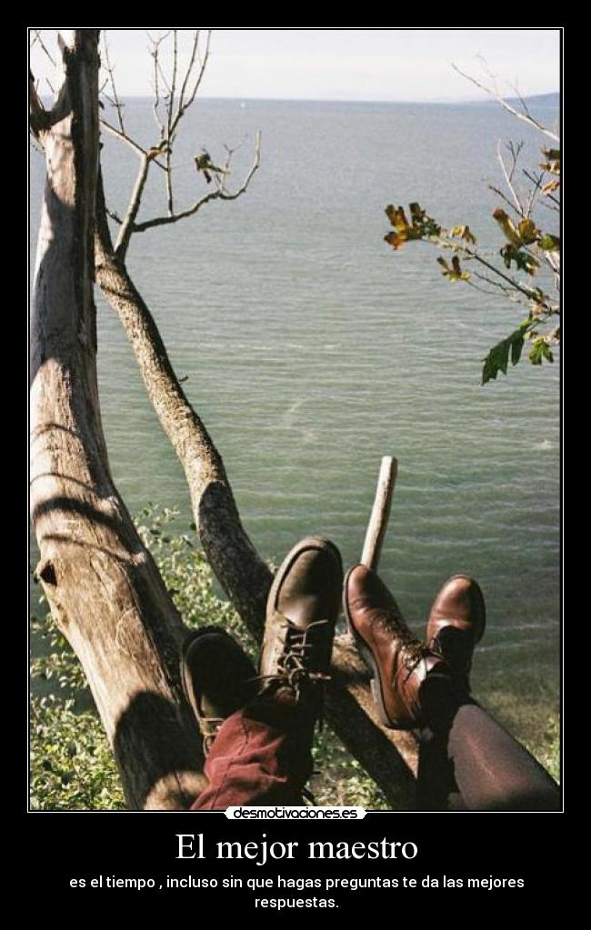 El mejor maestro -