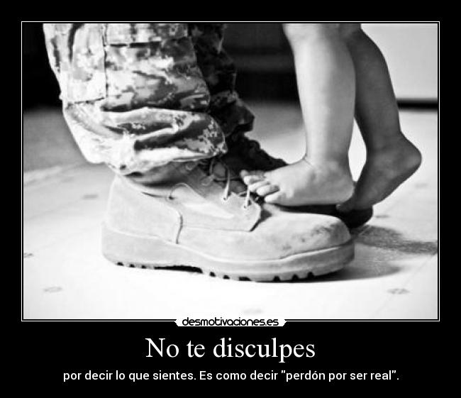 No te disculpes - 