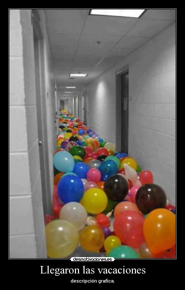 Llegaron las vacaciones -