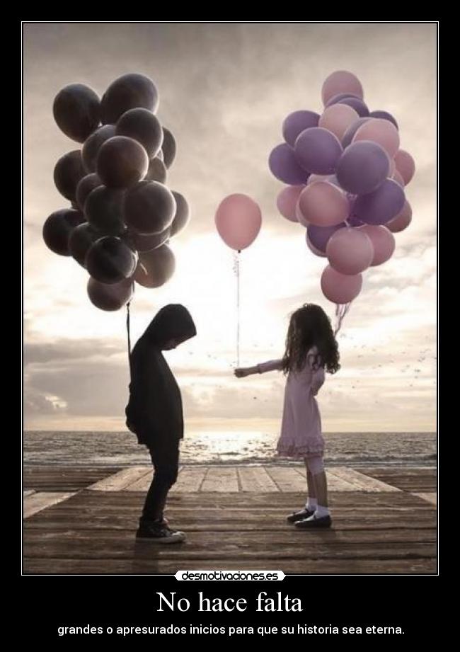 No hace falta -