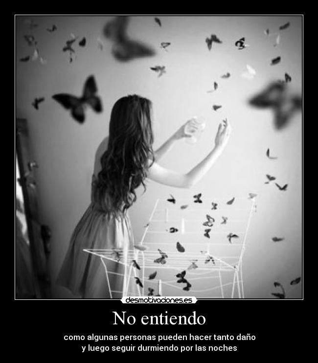 No entiendo -