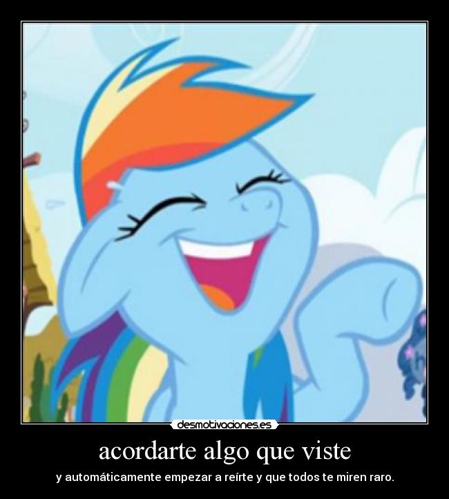 acordarte algo que viste -