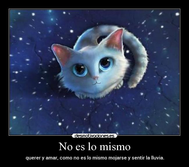 No es lo mismo - 