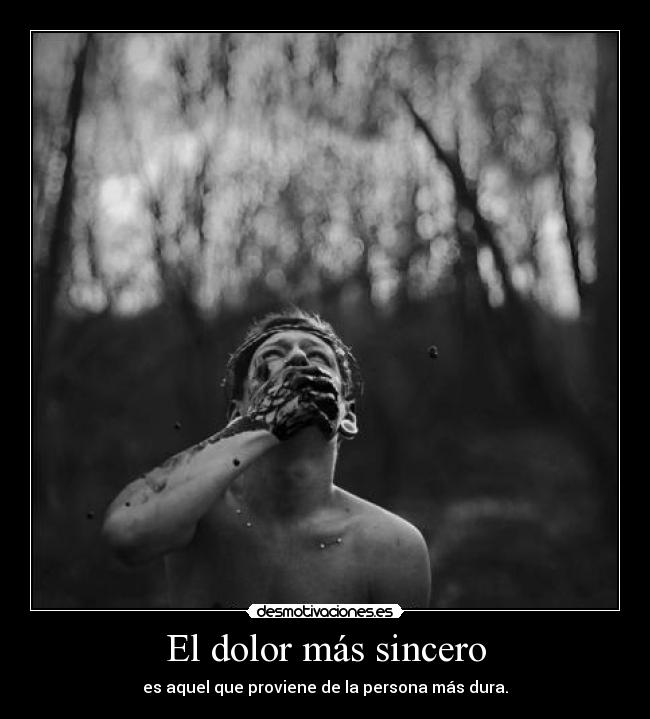 El dolor más sincero - 