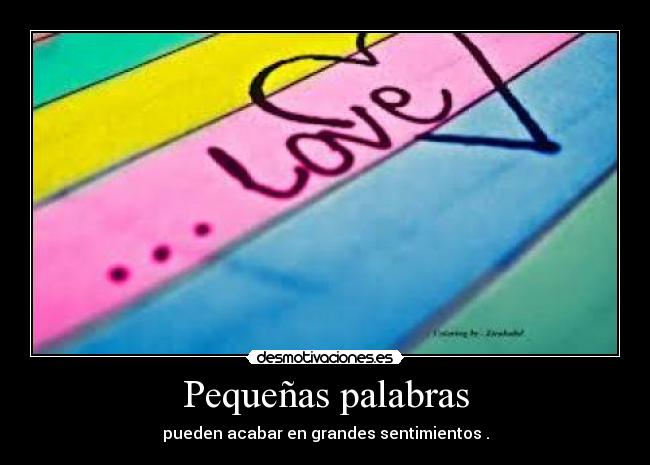 Pequeñas palabras - 