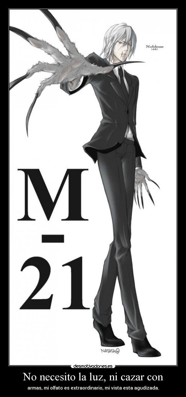 No necesito la luz, ni cazar con -