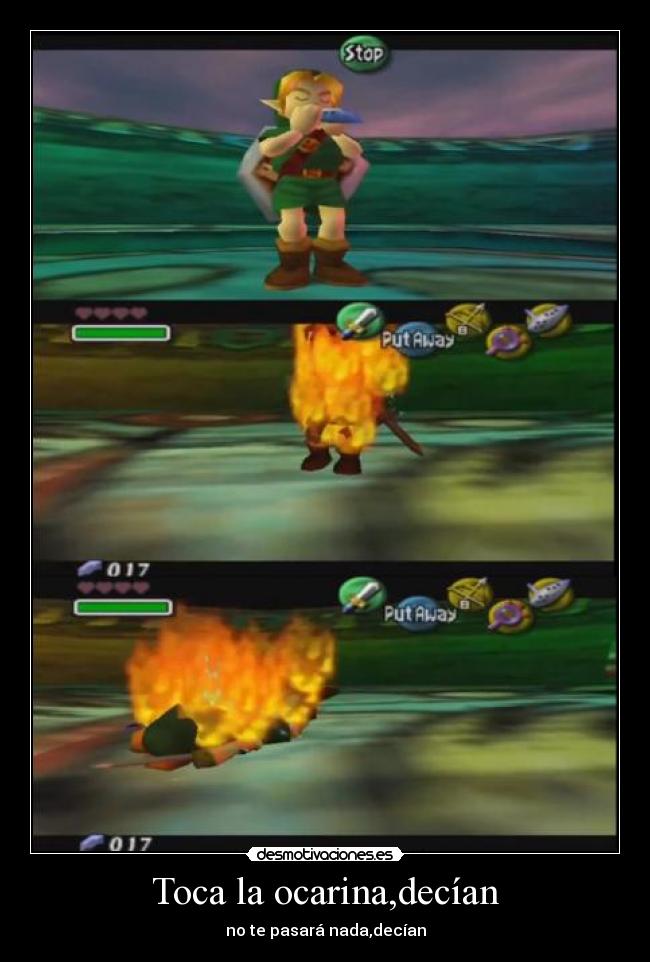 Toca la ocarina,decían -