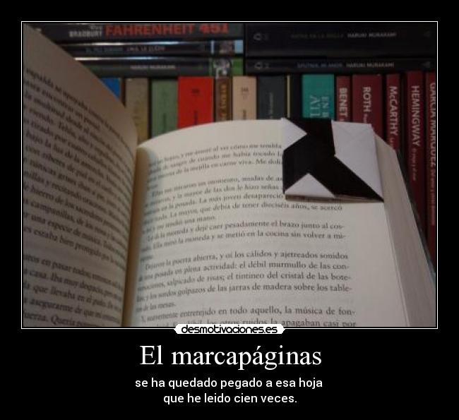carteles marcapaginas desmotivaciones