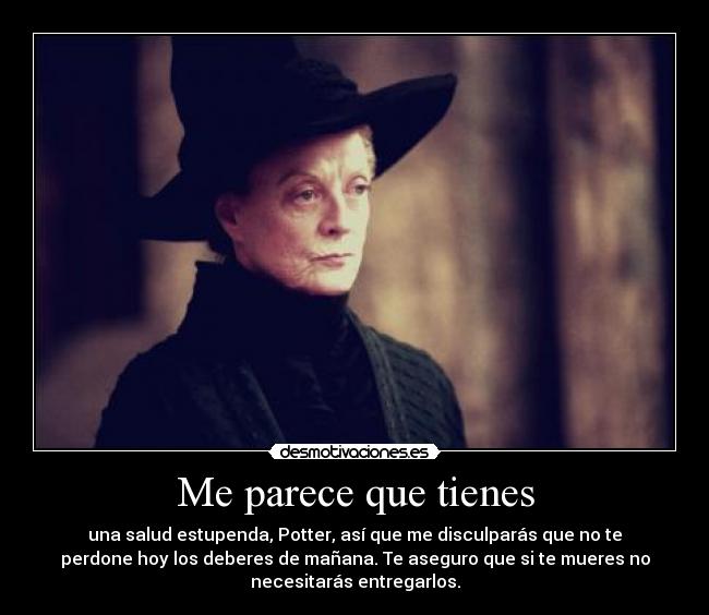 carteles harry potter prisionero azkaban mcgonagall adivinacion desmotivaciones