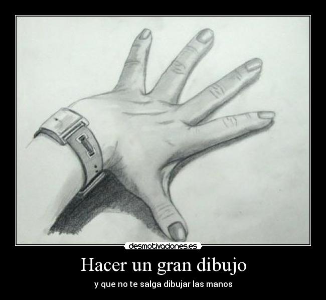Hacer un gran dibujo -