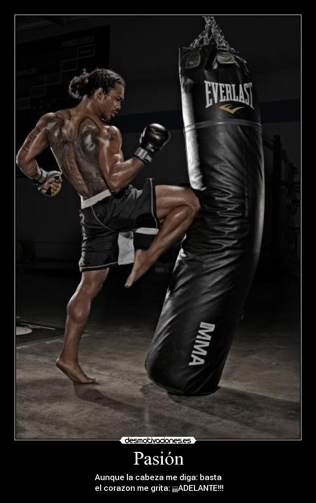 Pasión - Aunque la cabeza me diga: basta
el corazon me grita: ¡¡¡ADELANTE!!!