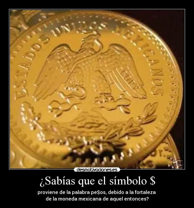 ¿Sabías que el símbolo $ - 