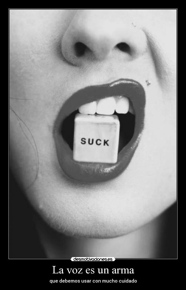 La voz es un arma -