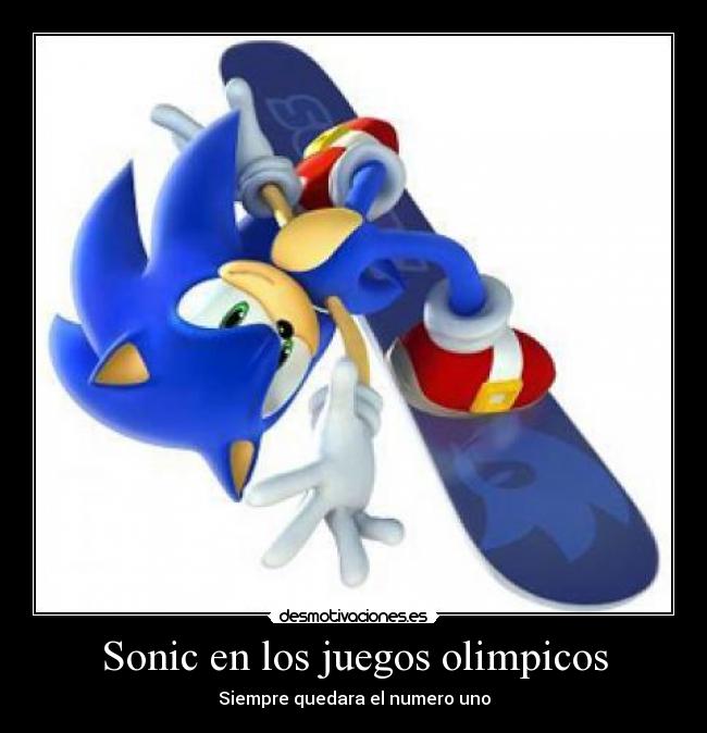 Sonic en los juegos olimpicos - Siempre quedara el numero uno