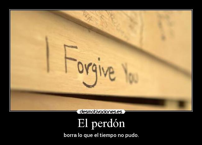El perdón -