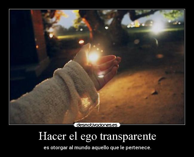Hacer el ego transparente -