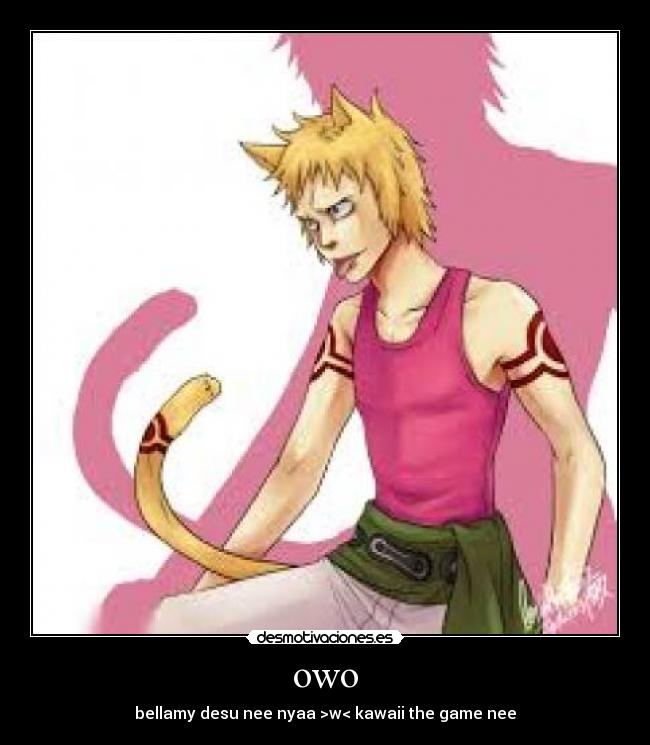 owo - bellamy desu nee nyaa >w< kawaii the game nee