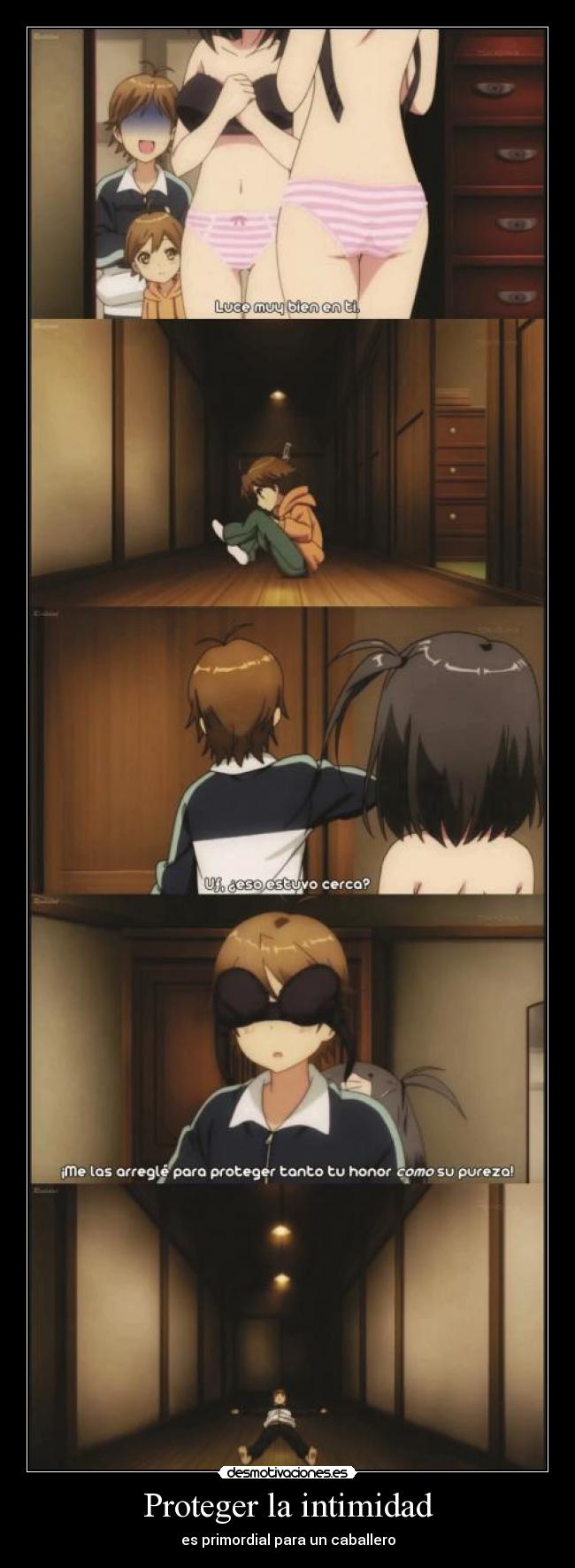 Proteger la intimidad - es primordial para un caballero