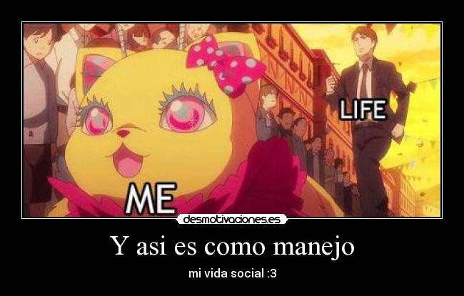 Y asi es como manejo - 