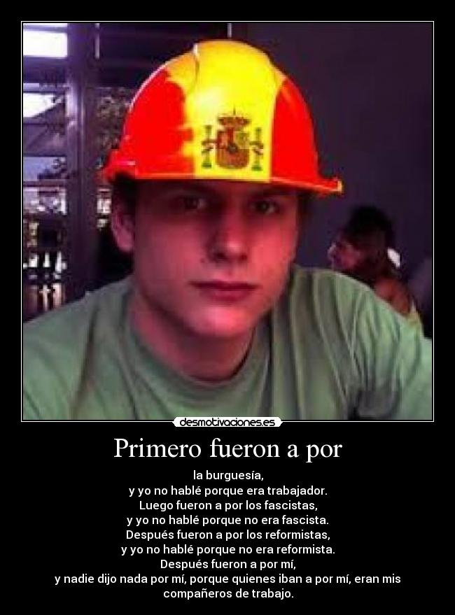 Primero fueron a por - 