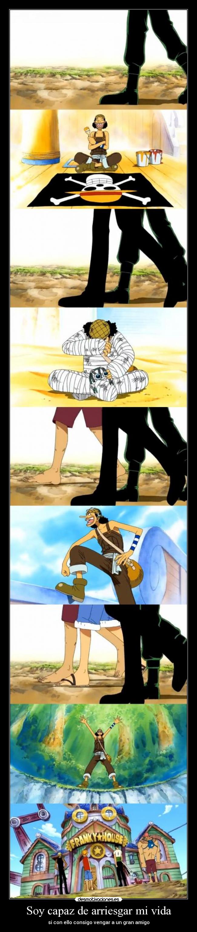 Soy capaz de arriesgar mi vida - 