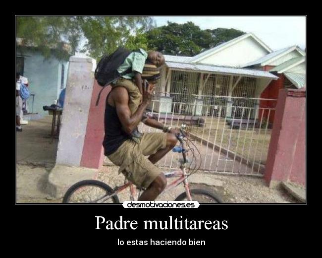 Padre multitareas -