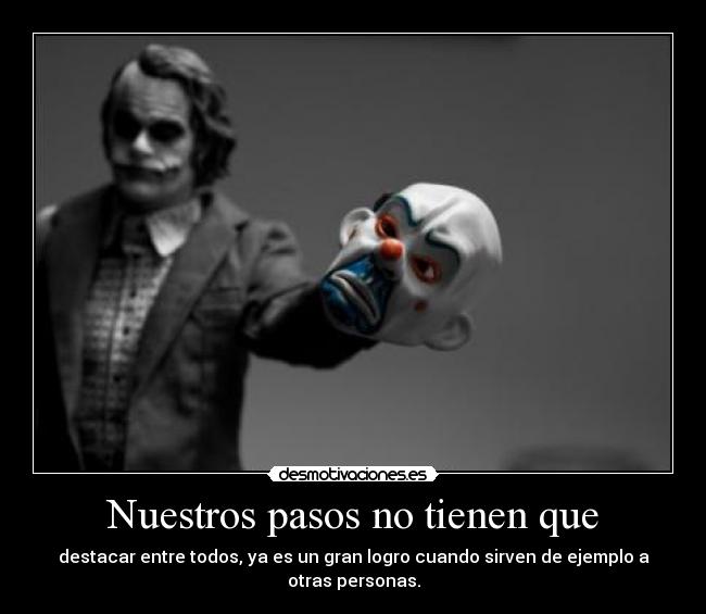 Nuestros pasos no tienen que - 