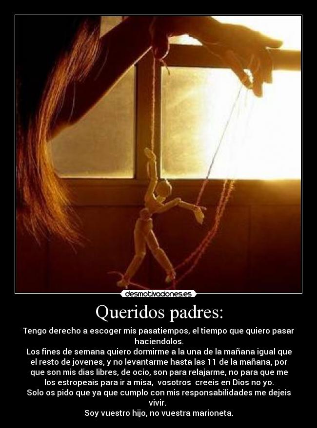 carteles padres soy vuestra marioneta locanata95 desmotivaciones