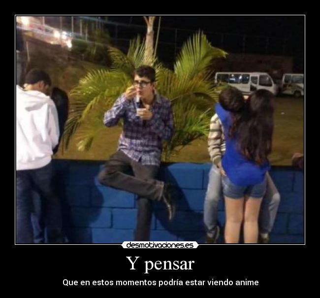 carteles foreveralone anime nerd gafas besar desmotivaciones