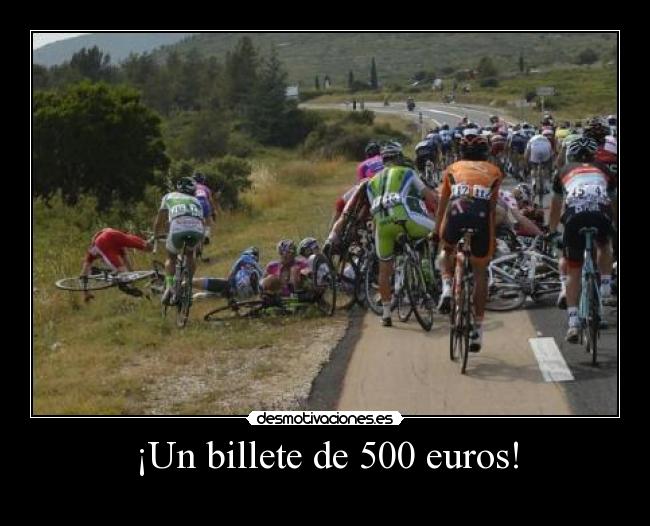 ¡Un billete de 500 euros! -