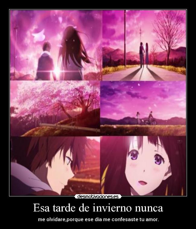 carteles anime hyouka desmotivaciones