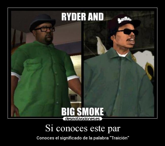 Si conoces este par - Conoces el significado de la palabra Traición