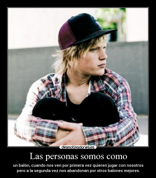 Las personas somos como -