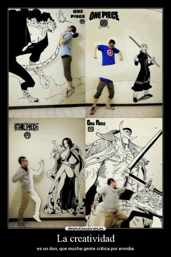 carteles one piece desmotivaciones