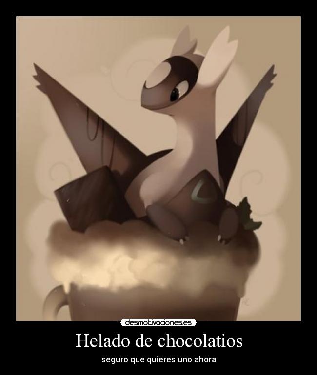 Helado de chocolatios - seguro que quieres uno ahora