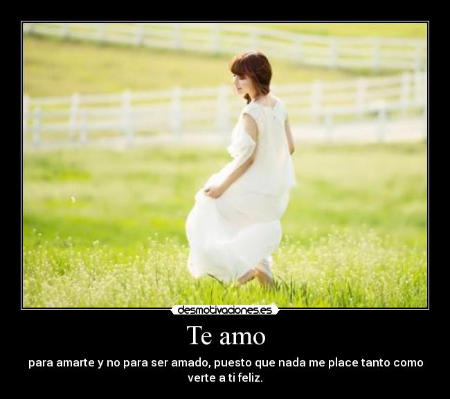 Te amo -