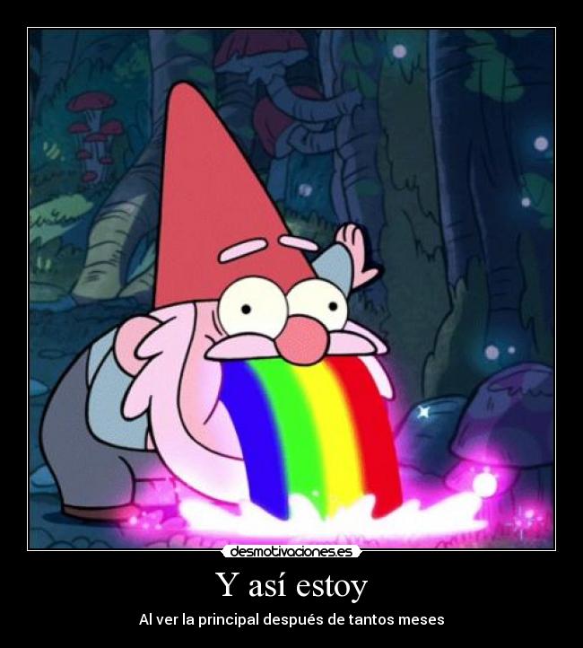 Y así estoy - Al ver la principal después de tantos meses