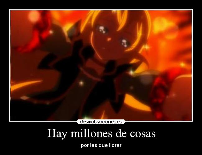 Hay millones de cosas -