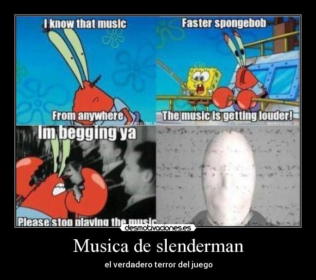 Musica de slenderman - el verdadero terror del juego