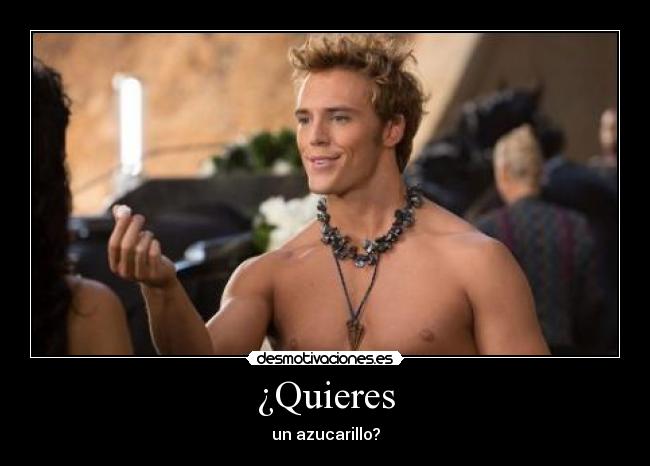 ¿Quieres - un azucarillo?