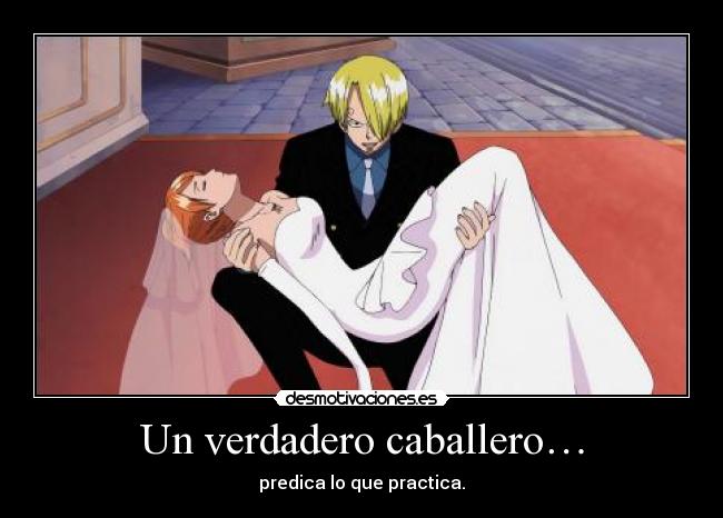 carteles one piece sanji nami ronoa desmotivaciones