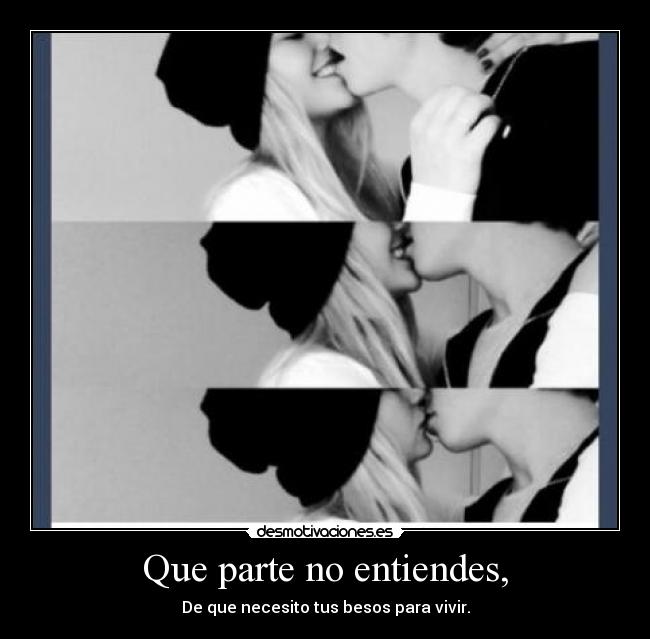 Que parte no entiendes, -