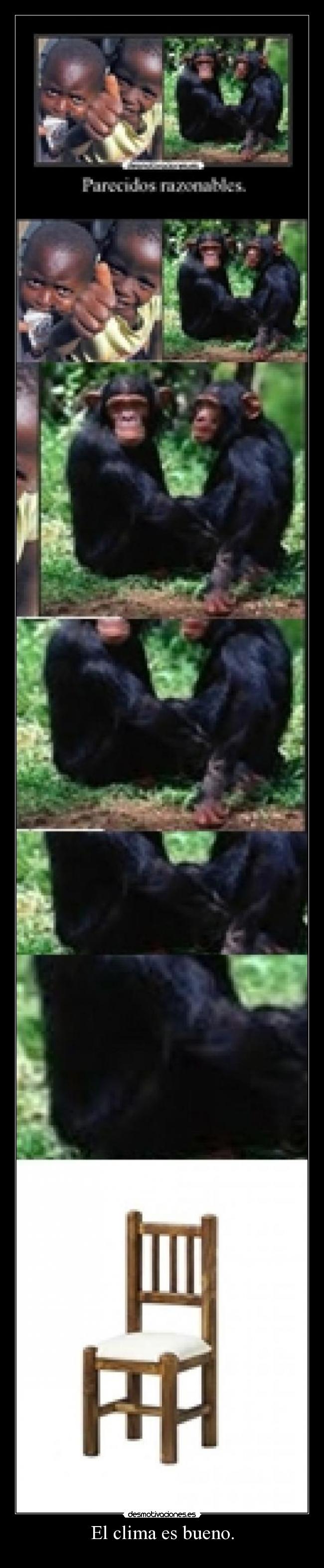 El clima es bueno. -