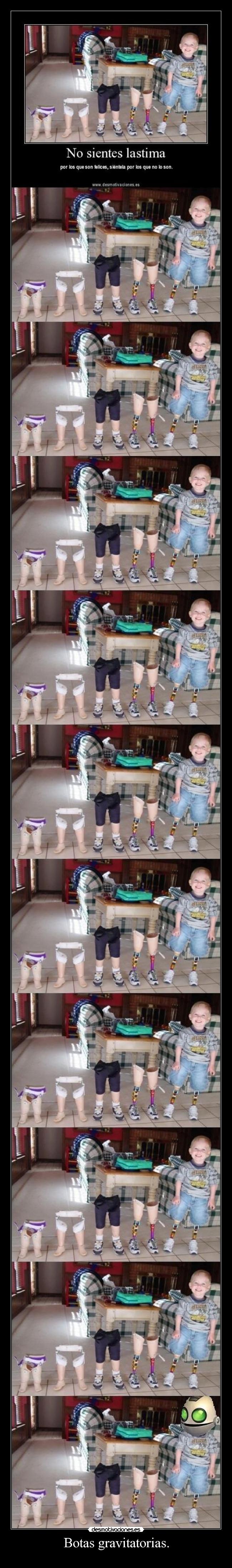 Botas gravitatorias. -