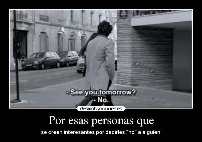 Por esas personas que - 