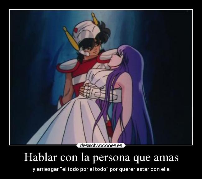 Hablar con la persona que amas - 