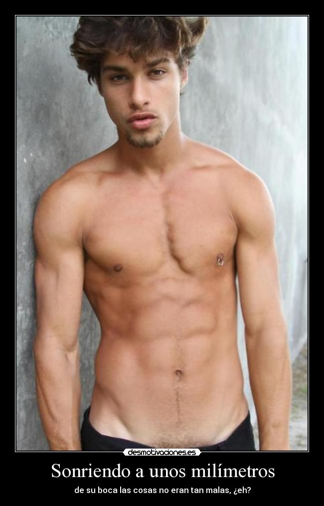 Sonriendo a unos milímetros - de su boca las cosas no eran tan malas, ¿eh?