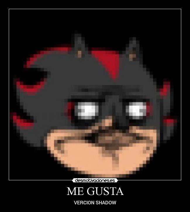 carteles shadow the hedgehog desmotivaciones