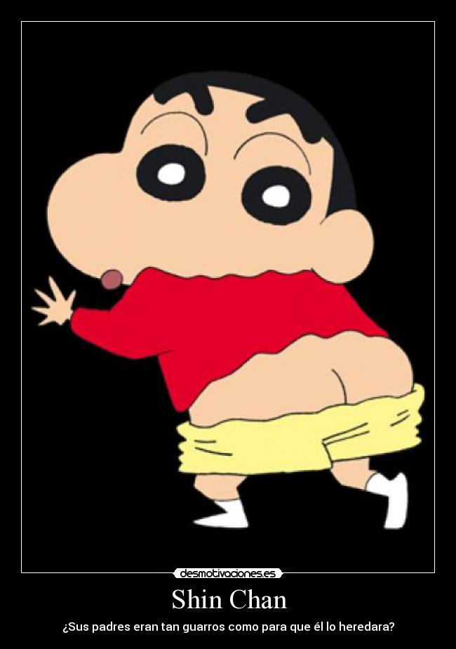 Shin Chan - ¿Sus padres eran tan guarros como para que él lo heredara?