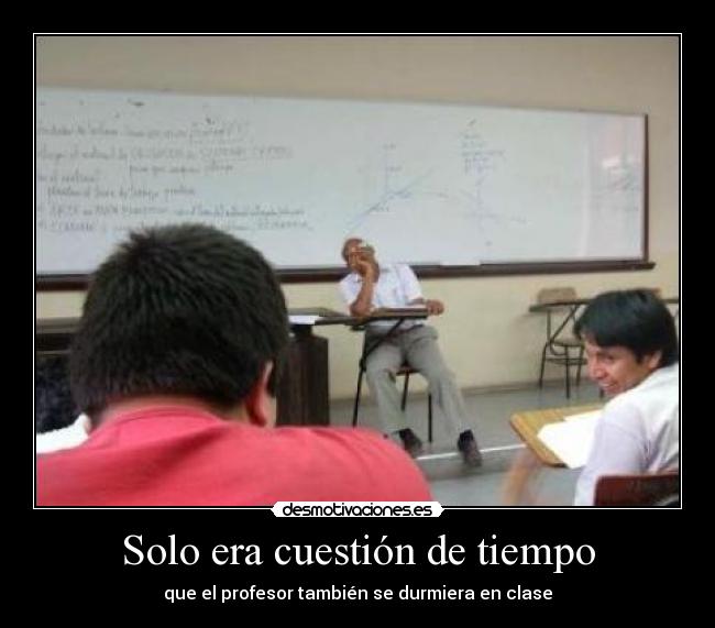 Solo era cuestión de tiempo -